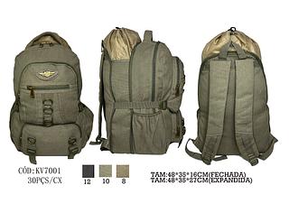 Mochila Lona Aumenta